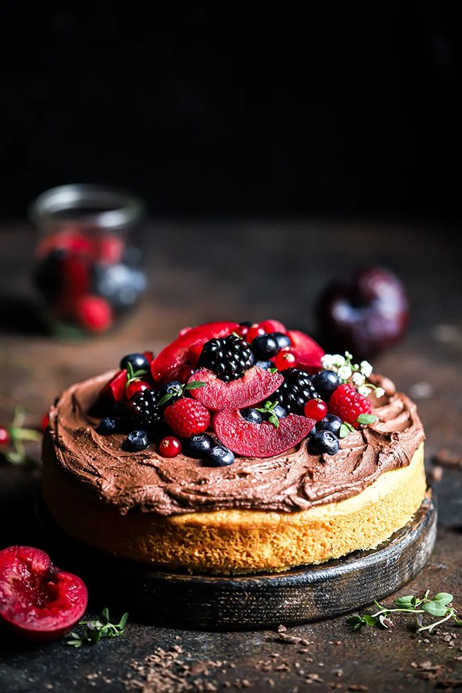 Vegan South African Plum Sponge