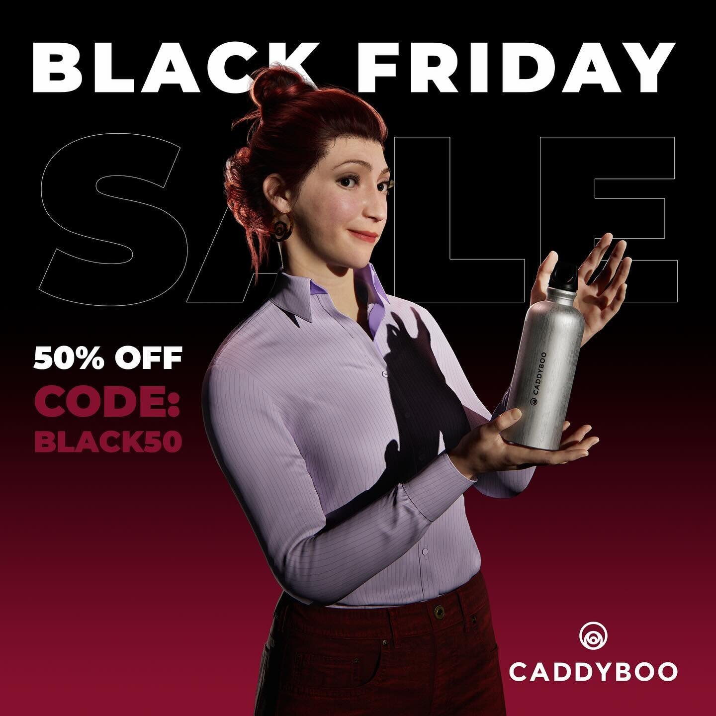Ending SOON
Caddyboo Black Friday Sale ends on 1st of December!

Grab your savings NOW!
🔥BLACK50 for 50% off the Caddyboo Bottle
🔥BLACK40 for 40% off  the All Leather Products

Last chance to use the discounts!

#Caddyboo #BlackFriday #BlackFridayS