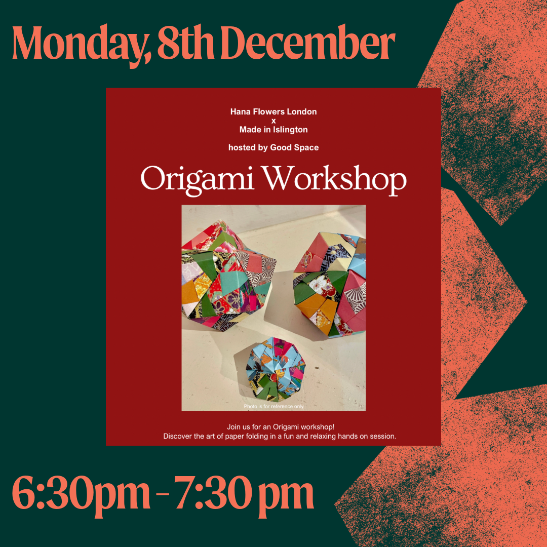 Origami Workshop with Hana Flowers at Good Space