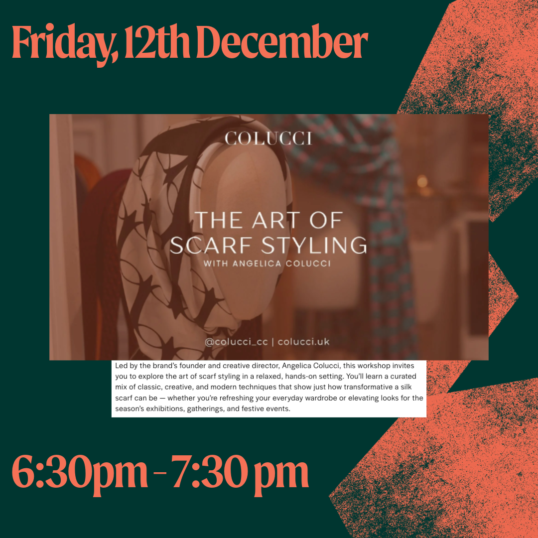 Scarf Styling Workshop with COLUCCI at Good Space