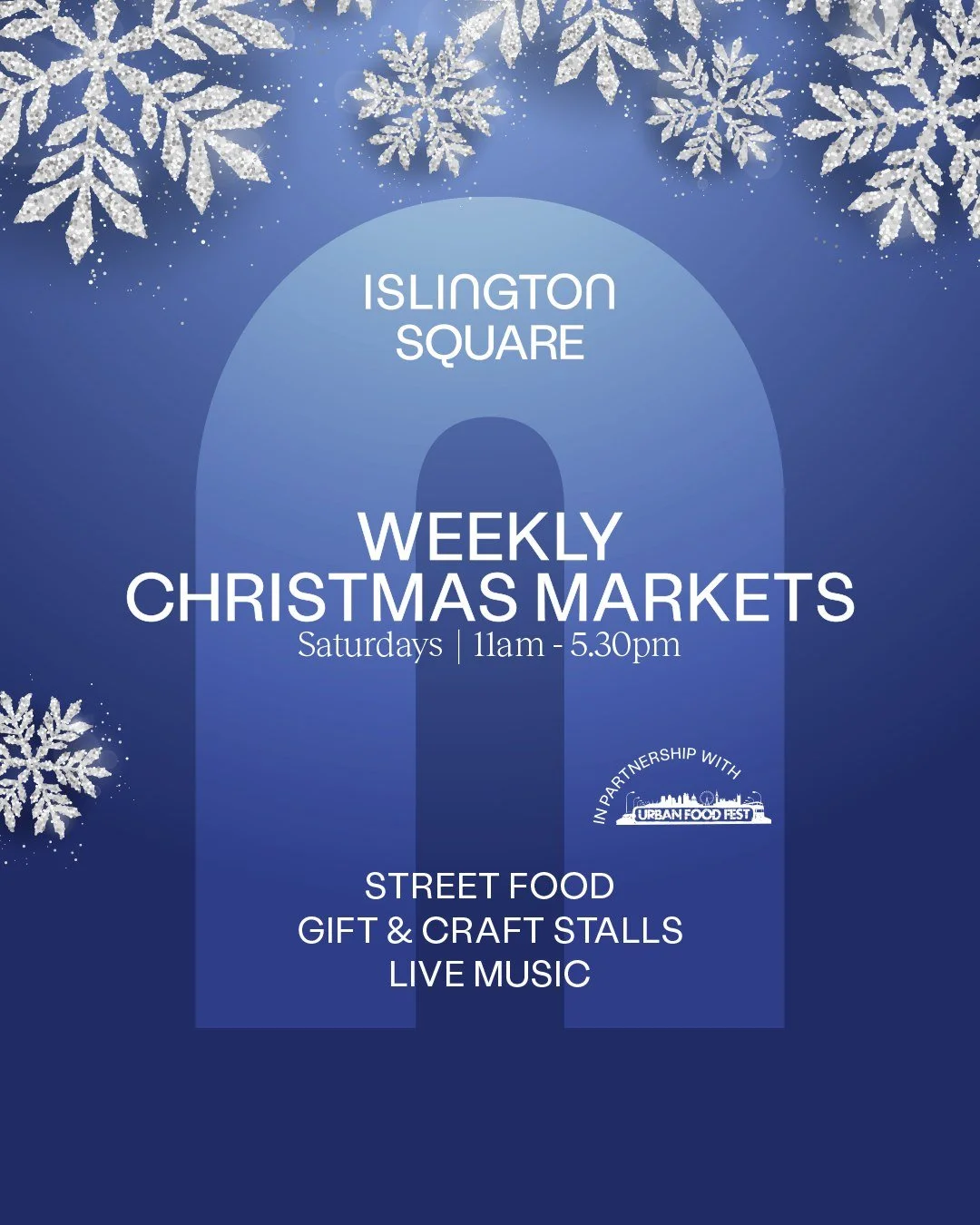Join us every Saturday until 20th December for our Christmas markets with @urbanfoodfest 🎄 

Expect street food, crafts and live music, with every stall run by independent small businesses bringing something special to the Boulevard.

Saturday 6th, 