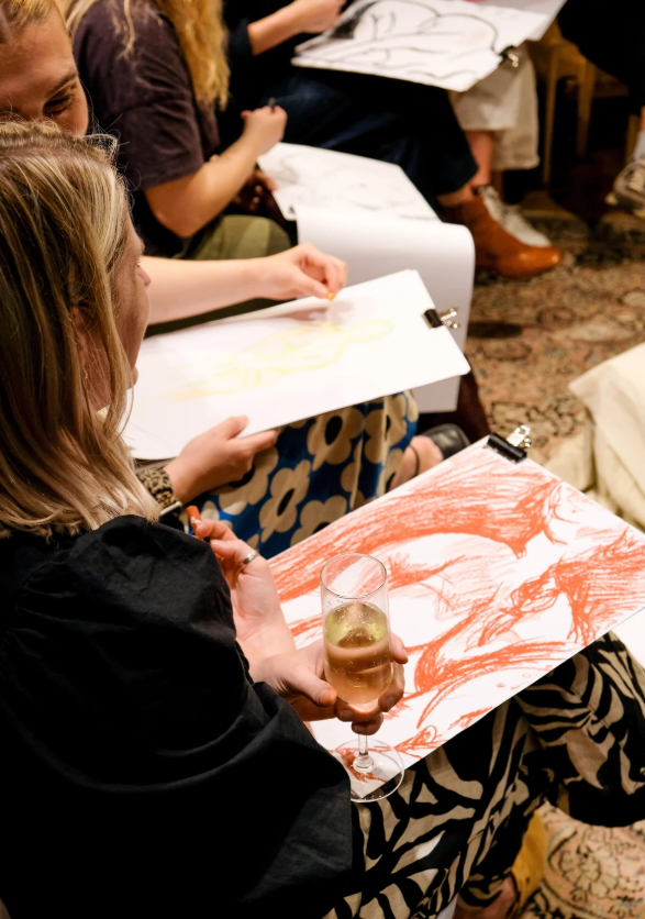 Sketch & Sip Life Drawing At The Pantry Underwear 