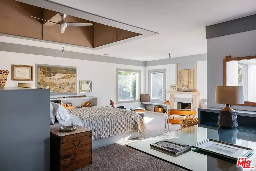 The RW Pridham Residence 1923 Mediterranean style Los Angeles California - second bedroom.jpg
