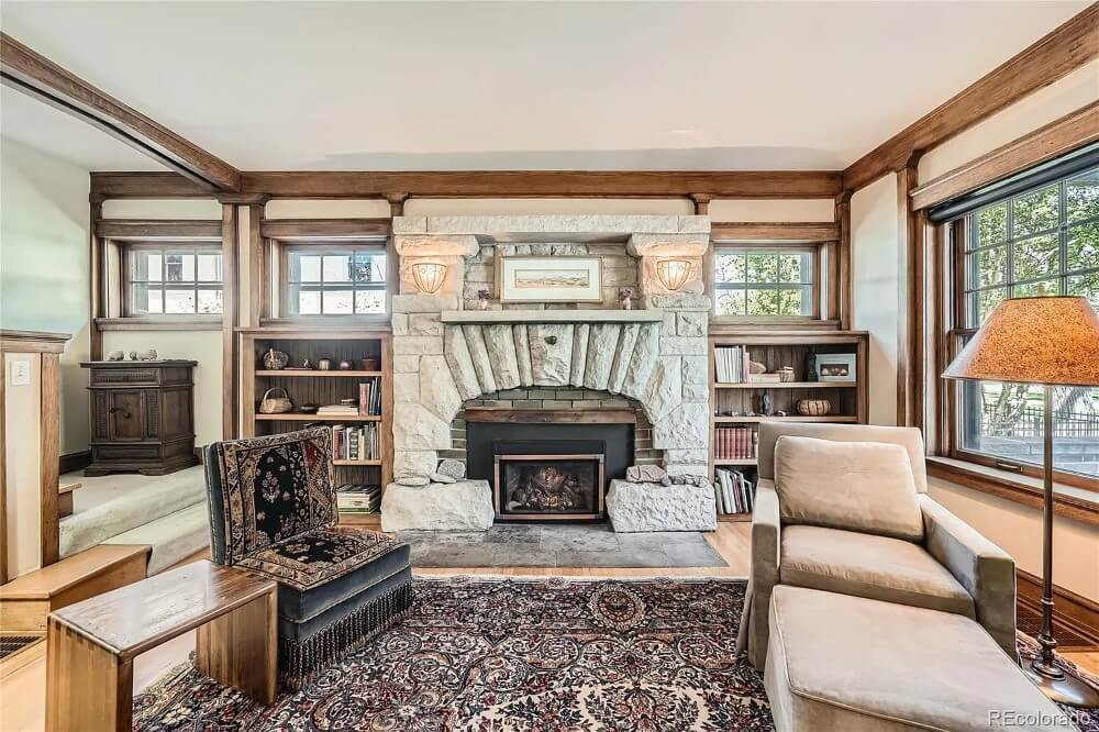 1907 Craftsman house Denver Colorado - 6 - living room.jpeg