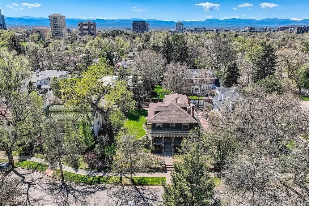 1907 Craftsman house Denver Colorado - 43 - aerial view.jpeg