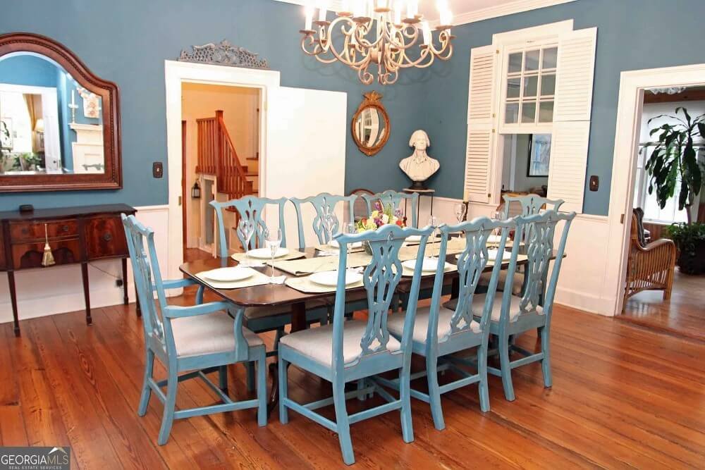 The Jackson Clark house 1801 Colonial style Saint Marys Georgia - 10 - dining room.jpeg
