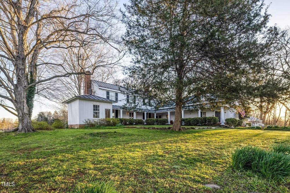 The W J Bingham House 1845 Greek Revival Mebane North Carolina - 6 - back view.jpeg