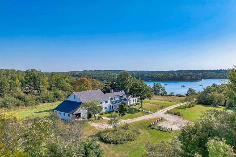 1815 Greek Revival Saltwater Farm Sedgwick Maine - 1 - front view.jpeg