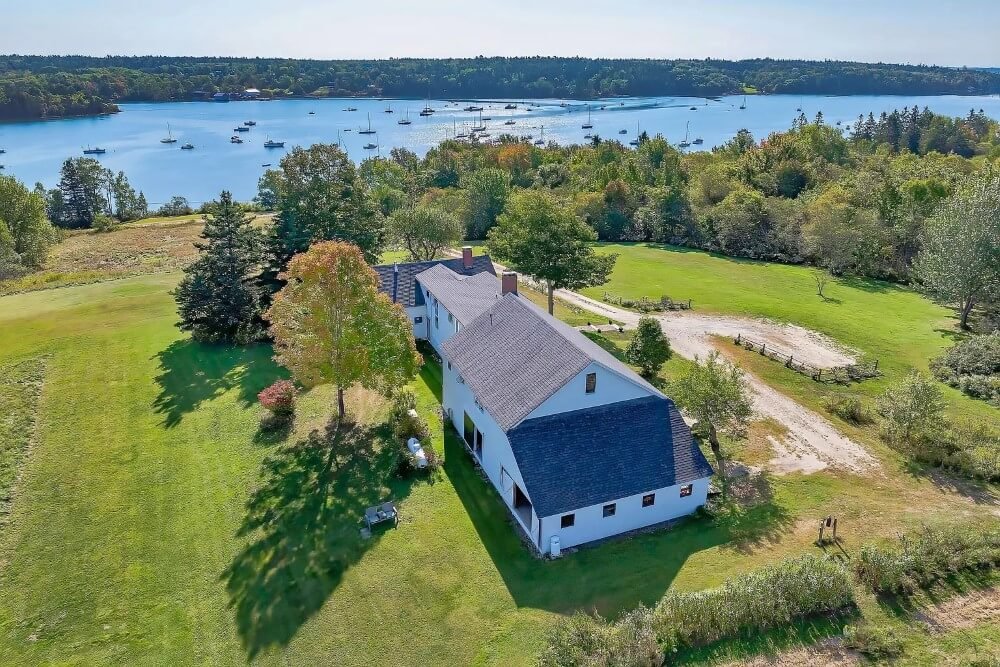 1815 Greek Revival Saltwater Farm Sedgwick Maine - 36 - top view.jpeg