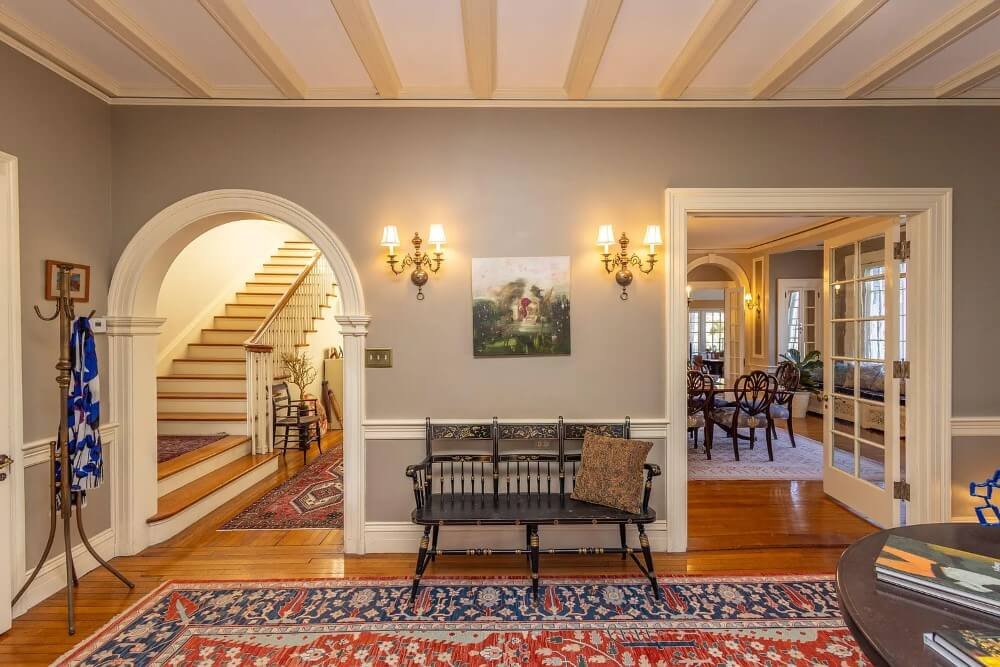 Crosby Manor 1912 New Englander style Belfast Maine - 19 - foyer.jpeg