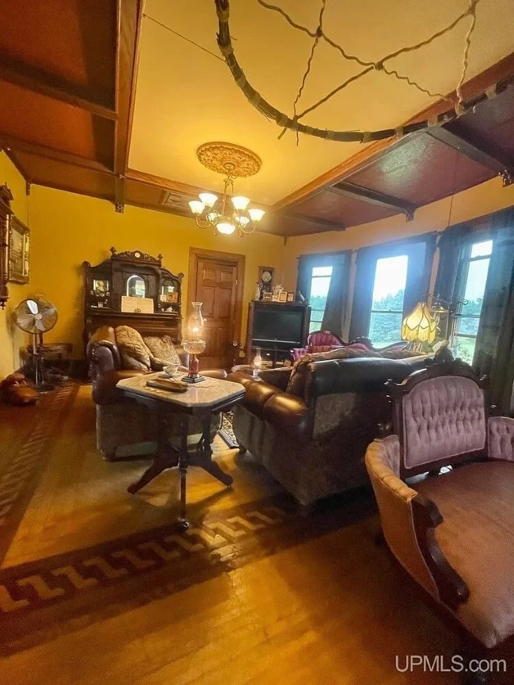 The Macloud House 1883 Victorian style Newberry Michigan - 10 - media room.jpeg