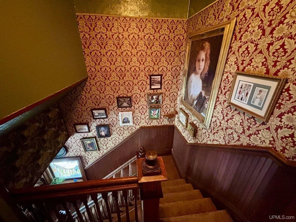The Macloud House 1883 Victorian style Newberry Michigan - 22 - stairs.jpeg