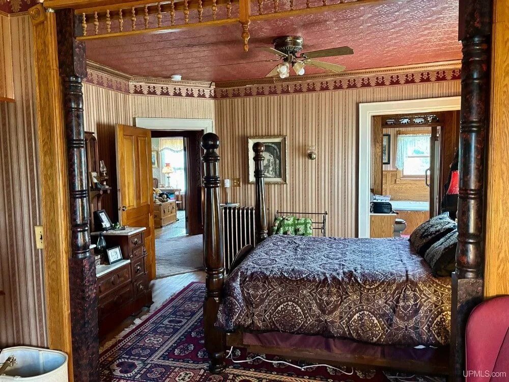 The Macloud House 1883 Victorian style Newberry Michigan - 27 - bedroom.jpeg