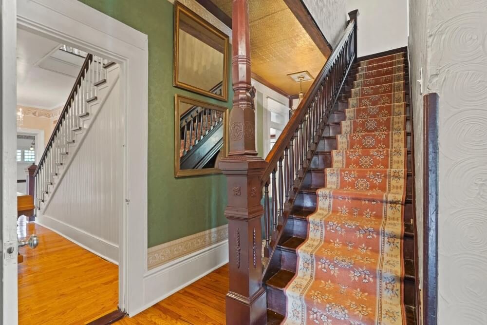 The Williams Family Home 1857 Historic house Boonville Missouri - 38 - staircase.jpeg