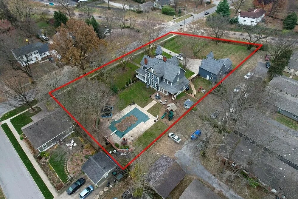 1886 Queen Anne house Springfield Missouri - 73 - aerial view.jpg