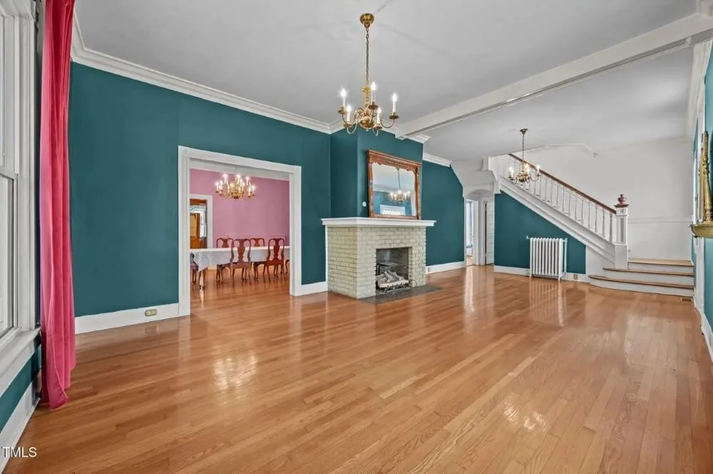 1903 Colonial house Erwin North Carolina - 5 - living room.jpg