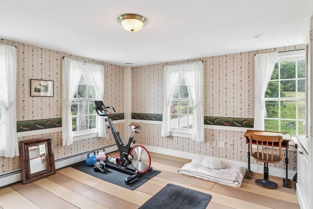 1830 Greek Revival house Shrewsbury Vermont - 27 - gym.jpg