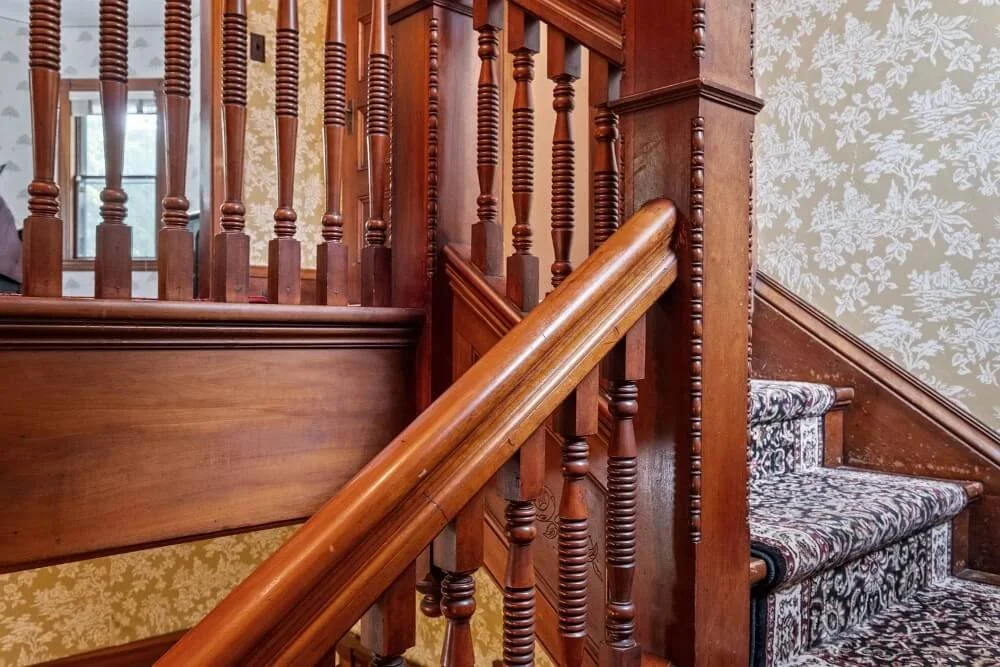 1897 Queen Anne house Wolfeboro New Hampshire - 18 - staircase.jpg