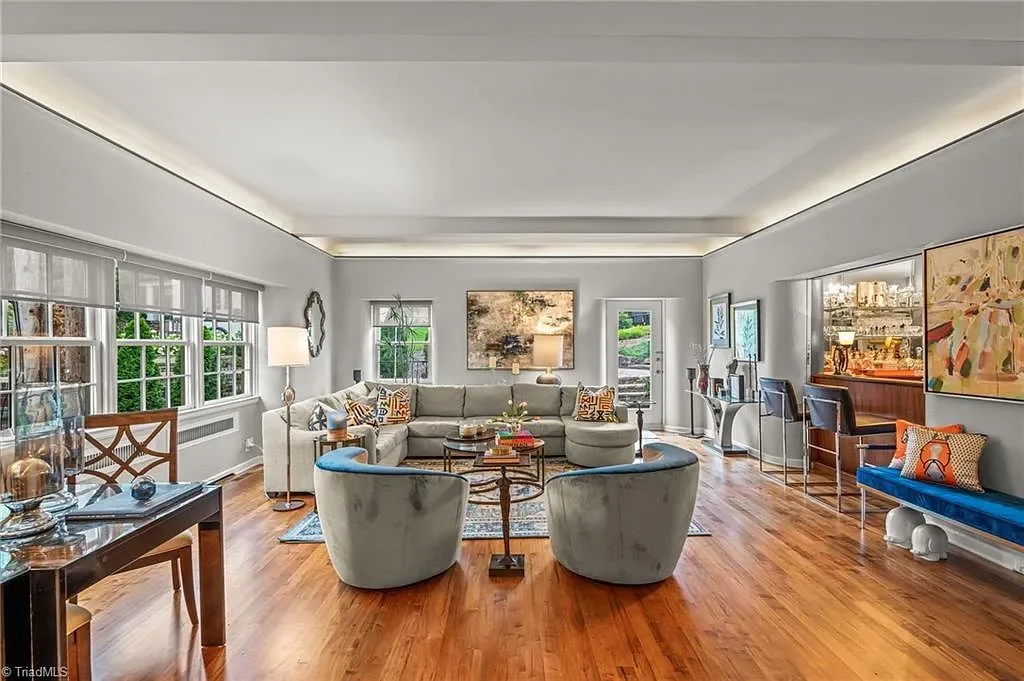 1924 Tudor house High Point North Carolina - 23 - family room.webp