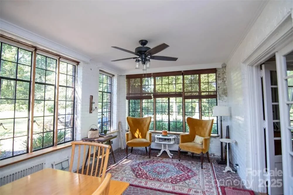 Frank Rickert Summers house 1928 Tudor Revival Kings Mountain North Carolina - 10 - sunroom.jpg