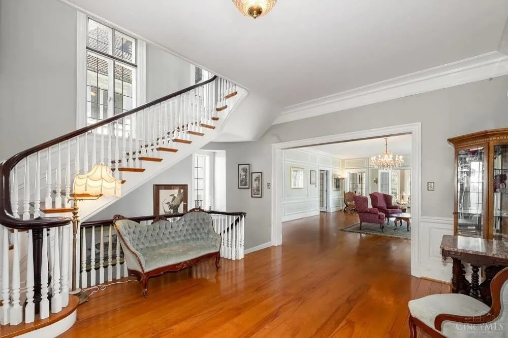 1937 French Chateau estate Pierce Township Ohio - 6 - staircase.jpg