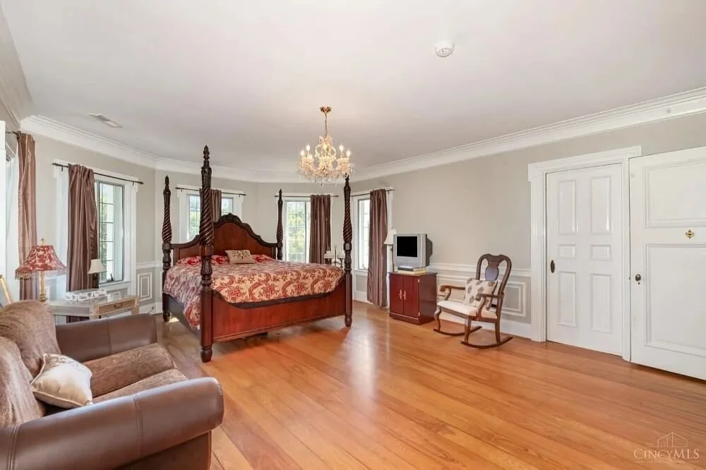 1937 French Chateau estate Pierce Township Ohio - 15 - bedroom.jpg