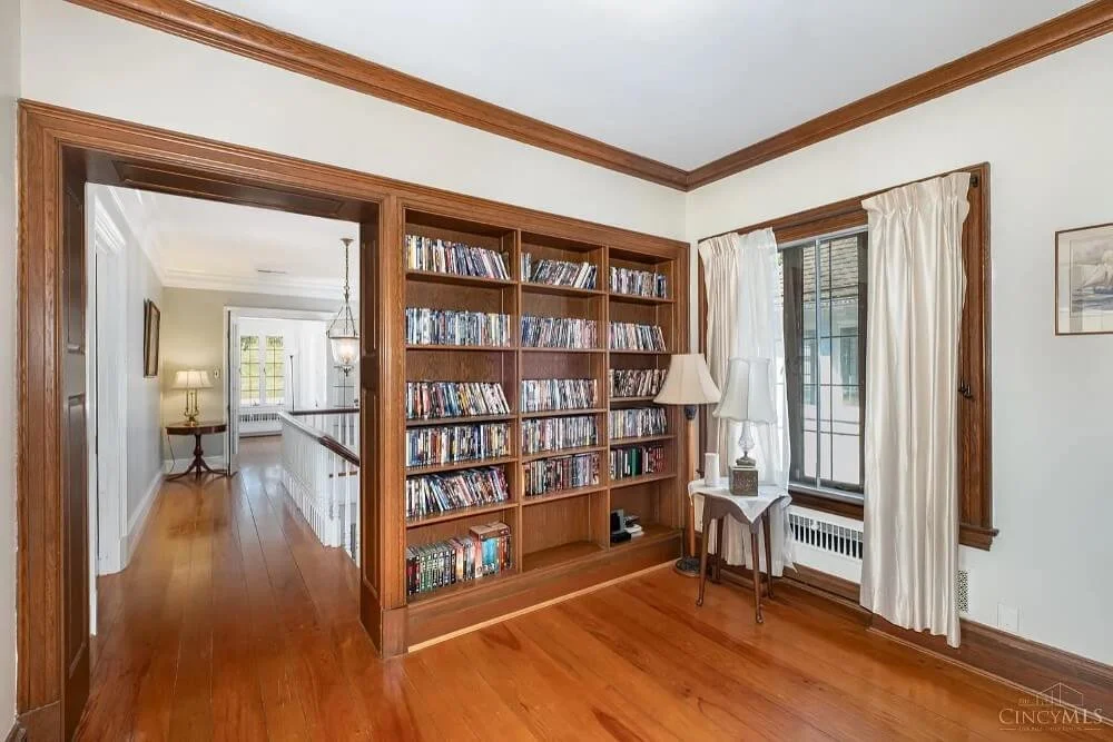 1937 French Chateau estate Pierce Township Ohio - 29 - library.jpg
