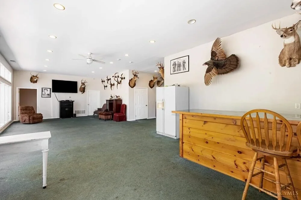1937 French Chateau estate Pierce Township Ohio - 39 - trophy room.jpg