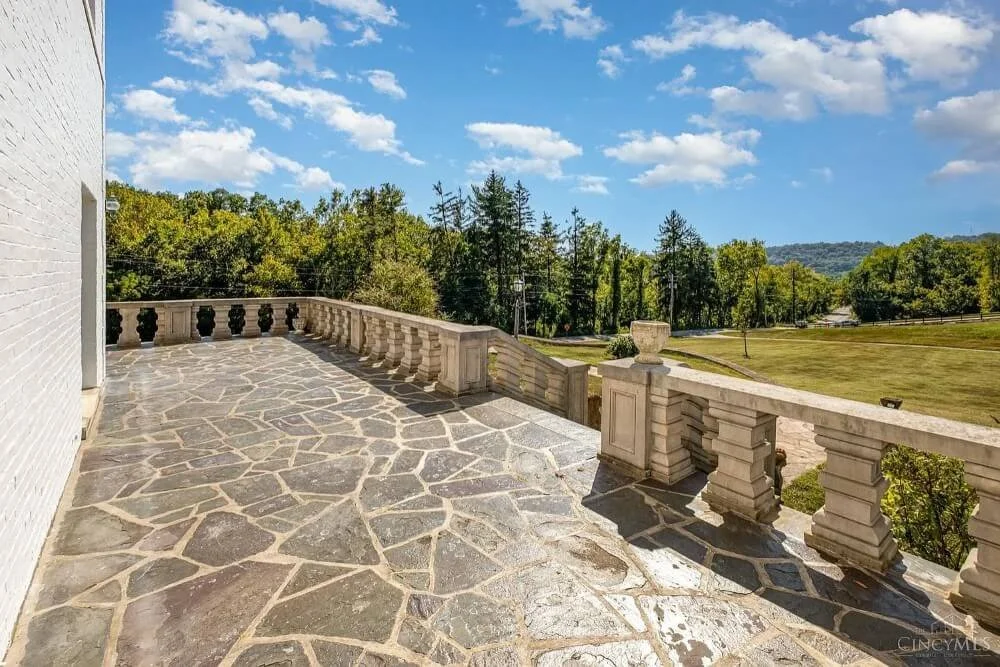 1937 French Chateau estate Pierce Township Ohio - 41 - veranda.jpg