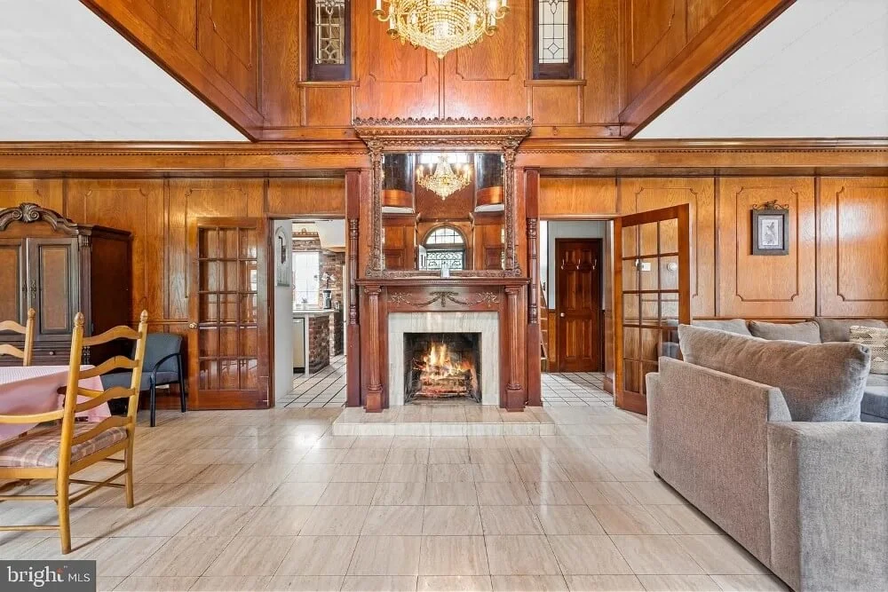 1925 brick house Philadelphia Pennsylvania - 4 - living room.jpg