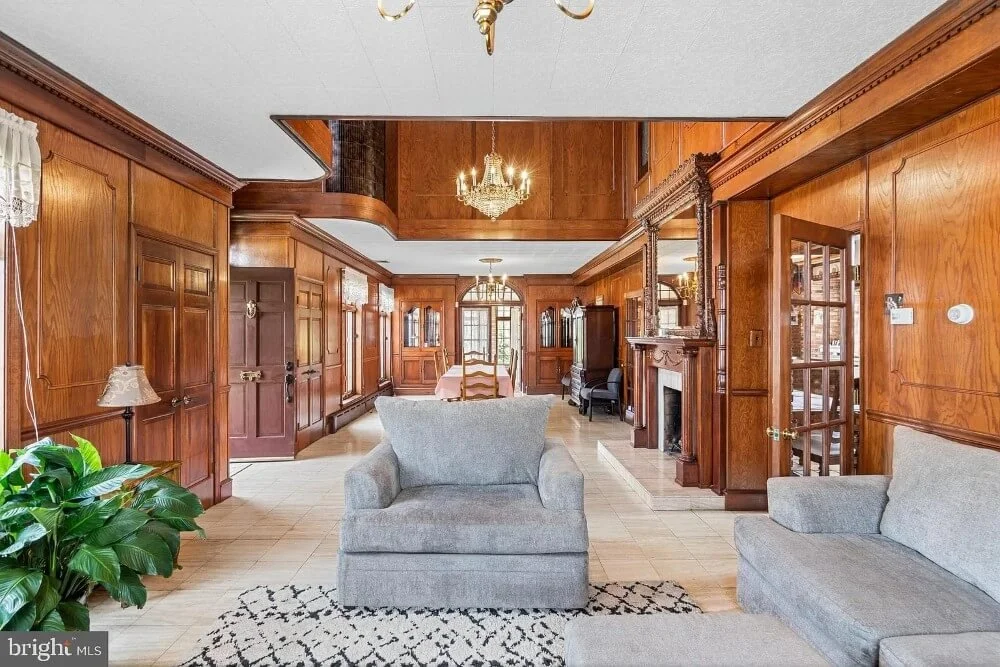 1925 brick house Philadelphia Pennsylvania - 6 - living room.jpg