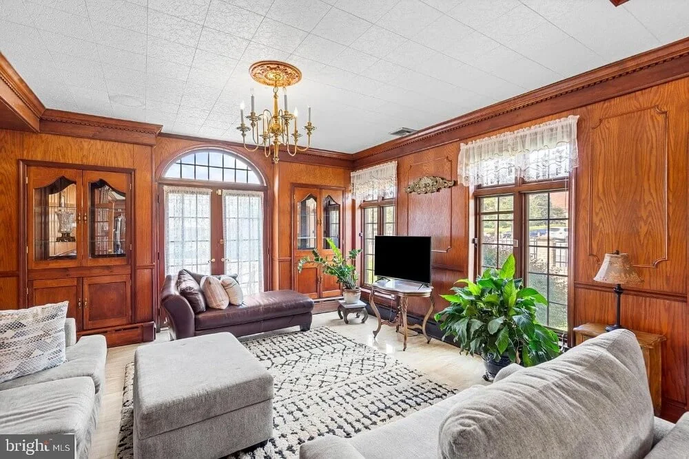1925 brick house Philadelphia Pennsylvania - 7 - living room.jpg