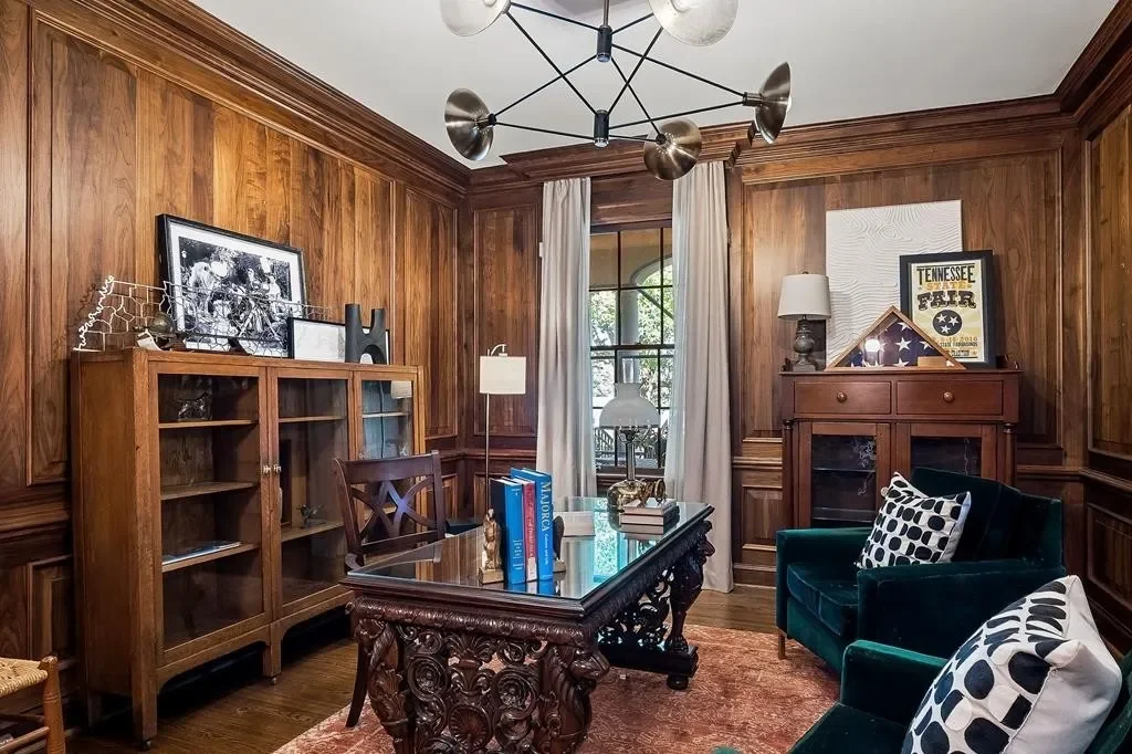 1928 Mediterranean house Cookeville Tennessee - 27 - office.webp