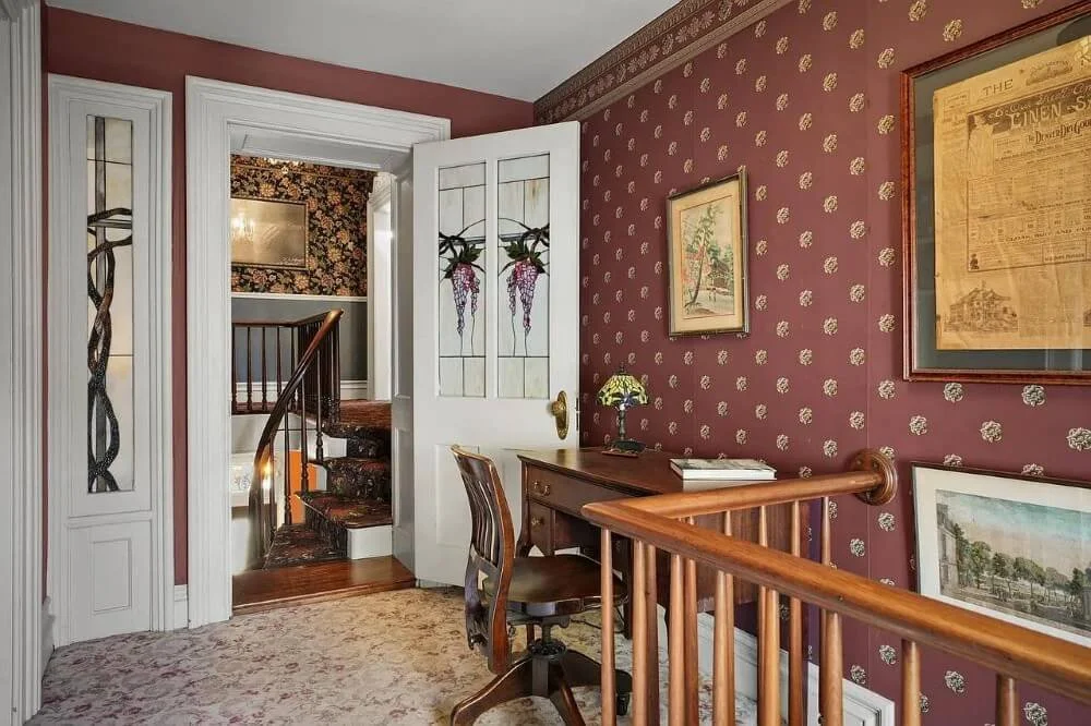 1854 Gothic Revival house Madison Wisconsin - 39 - hallway.jpg