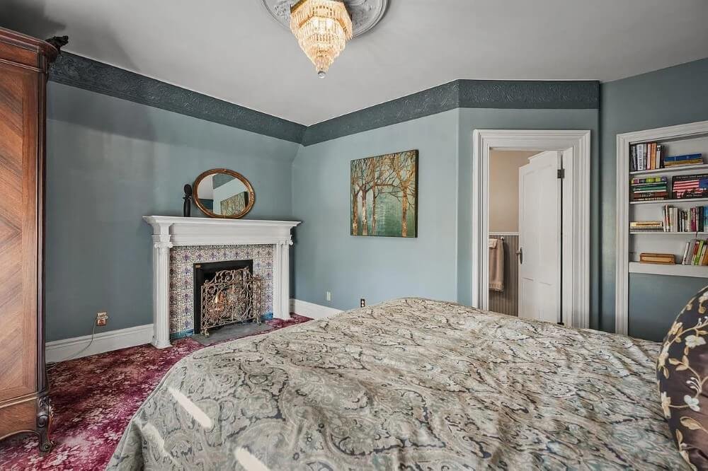 1854 Gothic Revival house Madison Wisconsin - 53 - bedroom.jpg