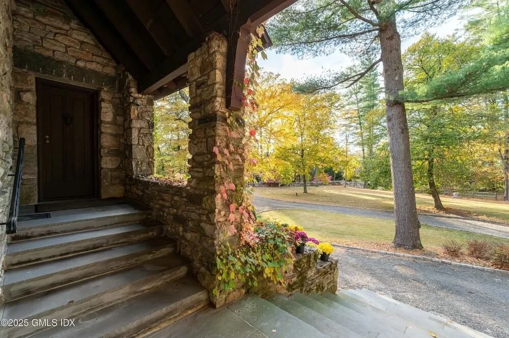 Chateau Rochamore 1906 French Normandy stone manor Stamford Connecticut - 5 - front view.jpg