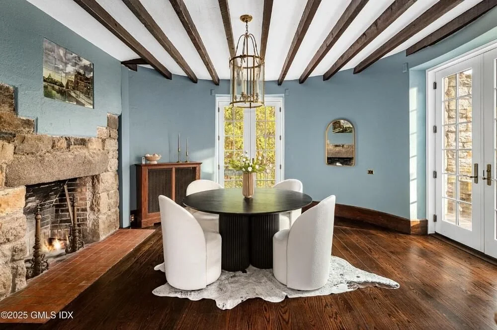 Chateau Rochamore 1906 French Normandy stone manor Stamford Connecticut - 11 - dining room.jpg
