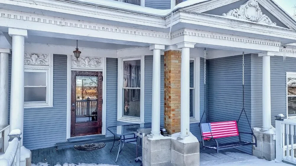 The Cora J Pope Home 1902 Victorian Ottawa Illinois - 55 - back view.jpg