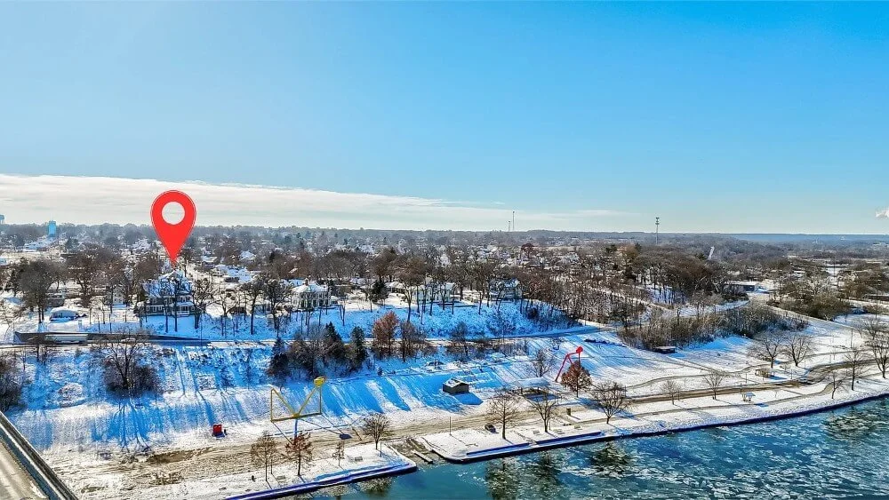 The Cora J Pope Home 1902 Victorian Ottawa Illinois - 61 - aerial view.jpg