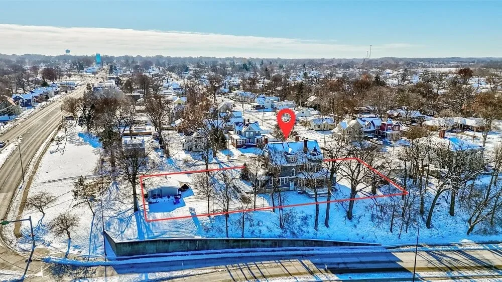 The Cora J Pope Home 1902 Victorian Ottawa Illinois - 62 - aerial view.jpg