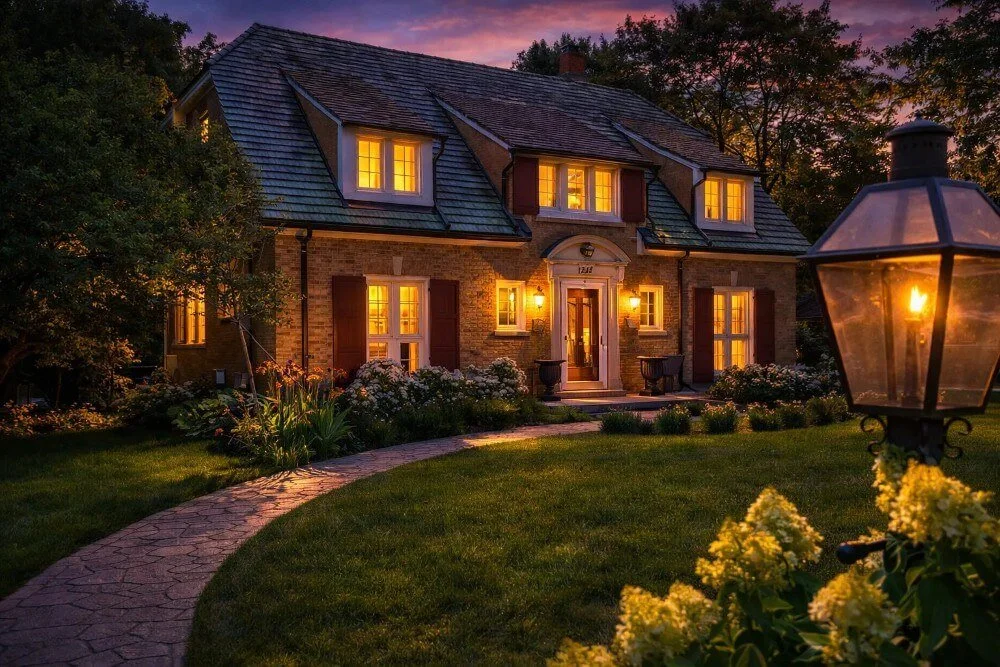 Oak Lodge 1928 Tudor house Ottawa Illinois - 1 - front view.jpg