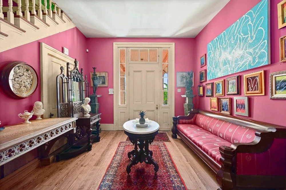 Lakeside 1830 French Creole Greek Revival Batchelor Louisiana - 2 - foyer.webp