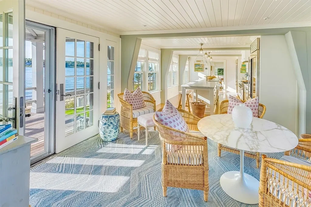 Rocky Island 1891 Cape Cod house Cataumet Massachusetts - 9 - sunroom.webp