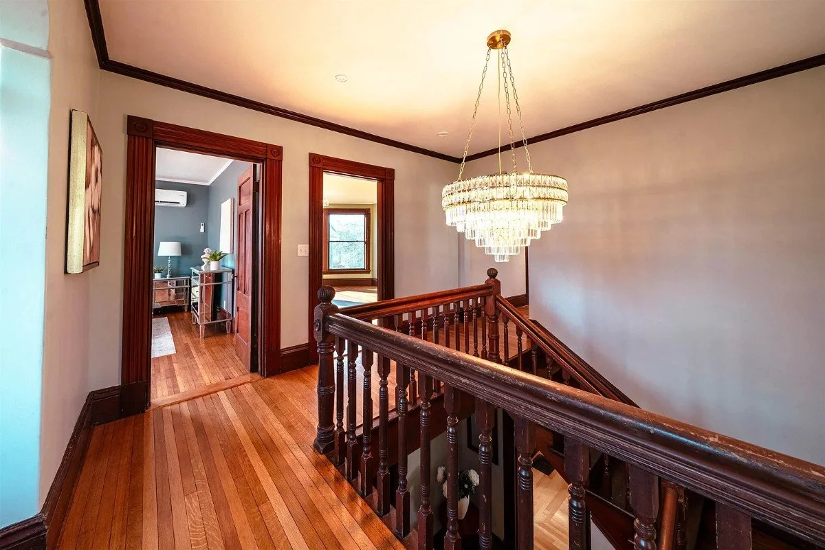 The Stephen and Maria Mansfield House 1888 Queen Anne Nashua New Hampshire - 35 - staircase.webp