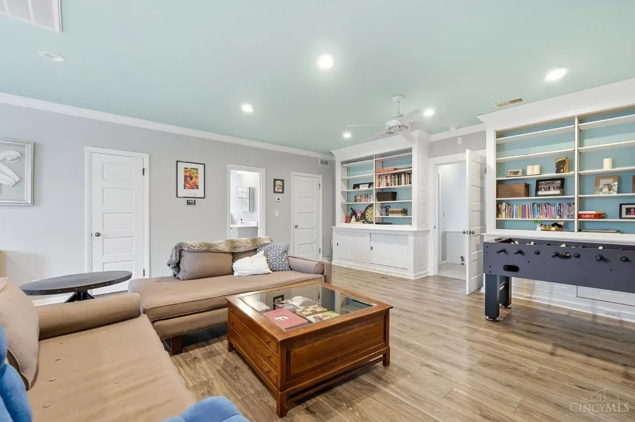 1909 Georgian Revival house Cincinnati Ohio - 67 - media room.webp