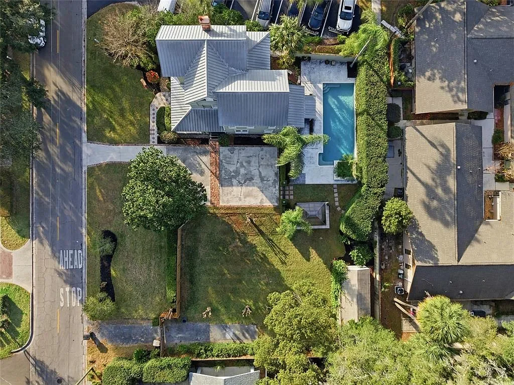 1918 Victorian house Ocala Florida - 58 - aerial view.webp