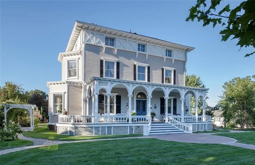Restmere, 1857 Italianate house in Middletown, Rhode Island - $3.4 Million