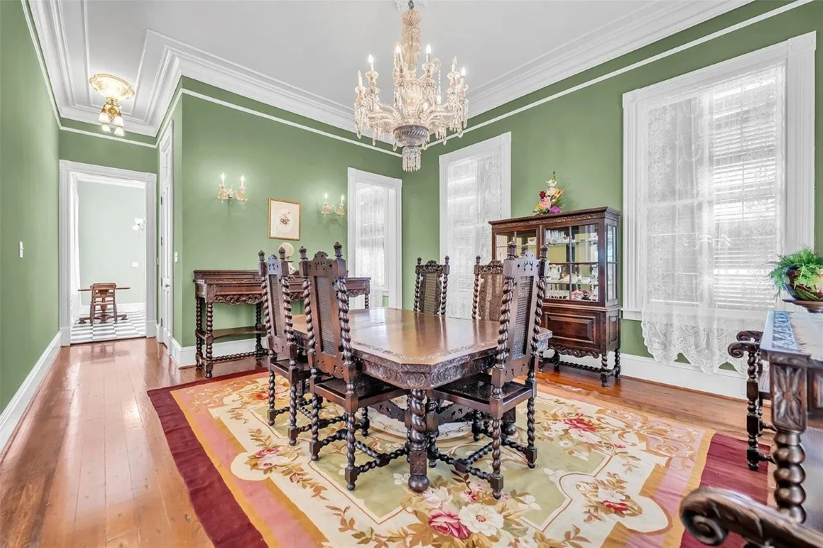 The McKinney McDonald House 1890 Victorian Galveston Texas - 16 - dining room.webp
