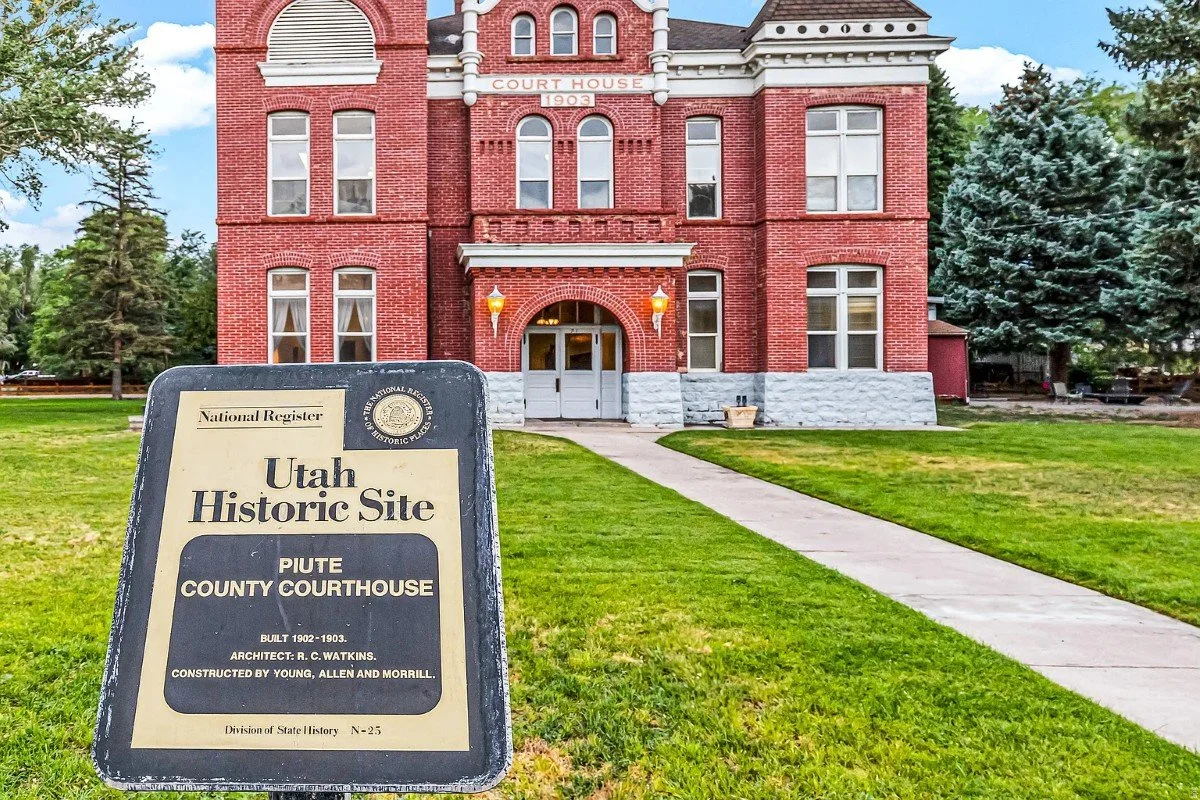 The Historic Junction Courthouse 1903 Edwardian Junction Utah - 3 - historic sign.webp
