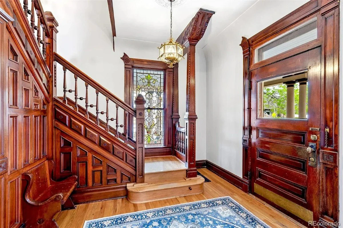 The Lobach House 1893 Victorian style Denver Colorado - 5 - foyer.webp